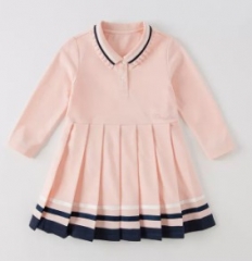 女童连衣裙春秋款学院风