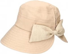 Milsa 遮阳帽 LM 尺寸自由钩针编织显脸小 女士