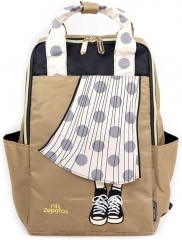 Sapatte 双肩包 女士 A4尺寸 轻便 尼龙 喇叭裙