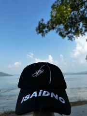 isaidno 美式街头鸭舌帽男夏季黑色帽子百搭