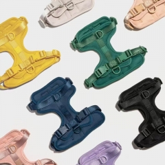 狗狗胸背带WildOne马卡龙色轻便可调节胸背纽约设计师品牌petisan