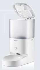 智能自动喂食器猫粮狗粮定时猫咪自动投食机 陶瓷碗喂食器+三代饮水机