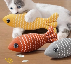 猫玩具自嗨解闷猫薄荷仿真鱼猫咪幼猫逗猫棒小猫磨牙宠物猫猫用品