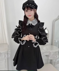 日本直邮ROJITA 女士荷叶肩带连衣裙 1433156百搭修身 优雅舒适