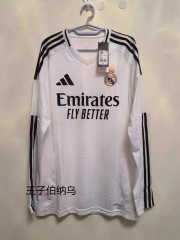 皇家马德里24-25主场长袖球衣，连9号姆巴佩