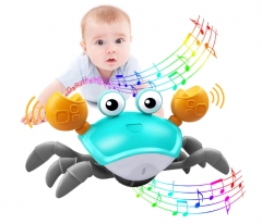 Crawling Crab Baby Toy,Tummy Time Baby Toys with M