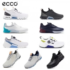 24新款ECCO爱步高尔夫球鞋男士休闲运动固定钉鞋防水舒适BOA健步