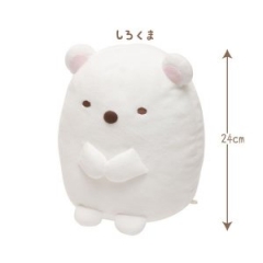角落生物白熊玩偶