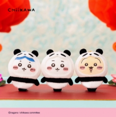 吉伊卡哇Chiikawa 熊猫系列玩偶挂件 正品周边 Usagi 具体尺寸见详情页