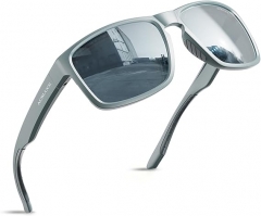 Flux偏光运动太阳镜男女适用,非常适合驾驶钓鱼棒球和跑步,TR90 结实镜框