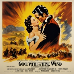 电影《乱世佳人》经典海报