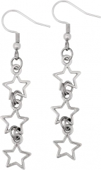 Sacina 波西米亚哥特星星耳环吊坠,女士星星耳环,波西米亚耳环,哥特式耳环,圣诞节新年珠宝礼品,